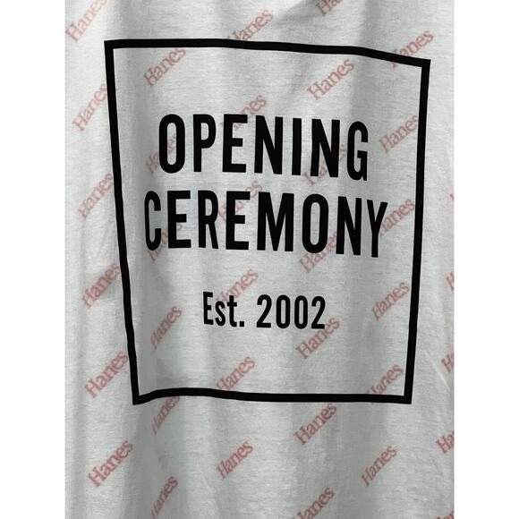 Opening Ceremony x Hanes Collab T-Shirt Men's Size Medium X-Temp - Picture 3 of 4